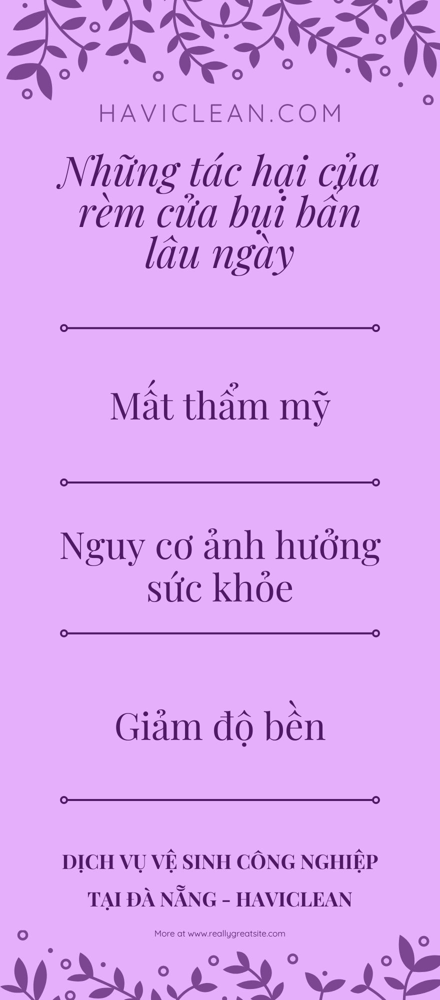 Những tác hại của rèm cửa bụi bẩn lâu ngày